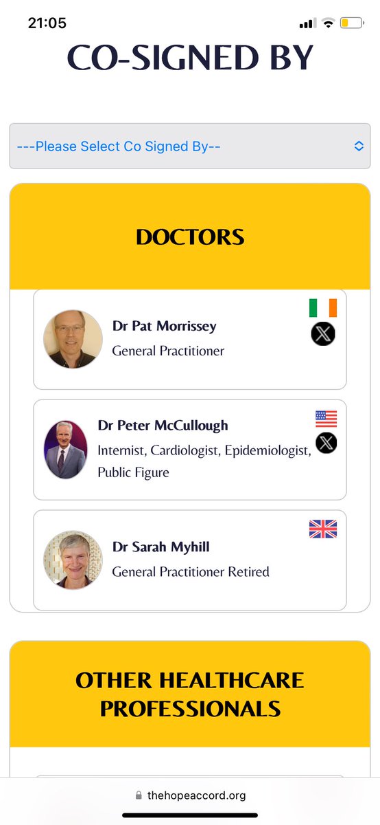 🔥🙏🏻❤️🦁.  Nearly 40k signatories after our first week!  Just great to scroll through the names - thank you  <a href="/P_McCulloughMD/">Peter A. McCullough, MD, MPH®</a> <a href="/PierreKory/">Pierre Kory, MD MPA</a> <a href="/dr_morrissey/">Pat Morrissey 1215</a> and other colleagues 🔥🔥<a href="/TheHopeAccord/">The Hope Accord</a> thehopeaccord.org