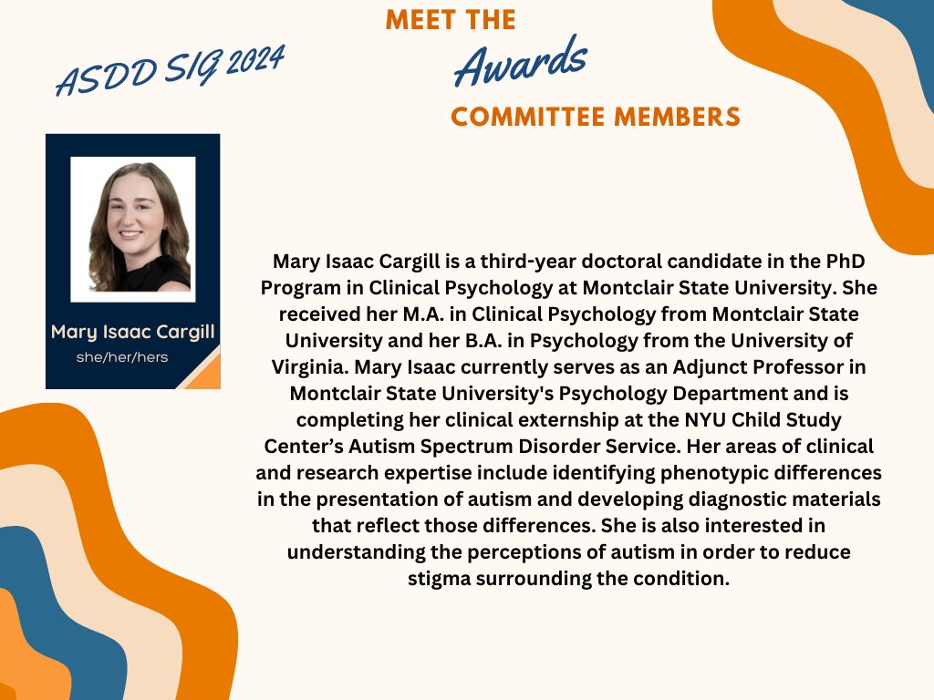ABCTAutism's tweet photo. @mic_cargill is a clinical psychology doctoral candidate at @montclairstateu with varied interests in #autism, especially reducing stigma. https://t.co/7nQmOZaoKQ