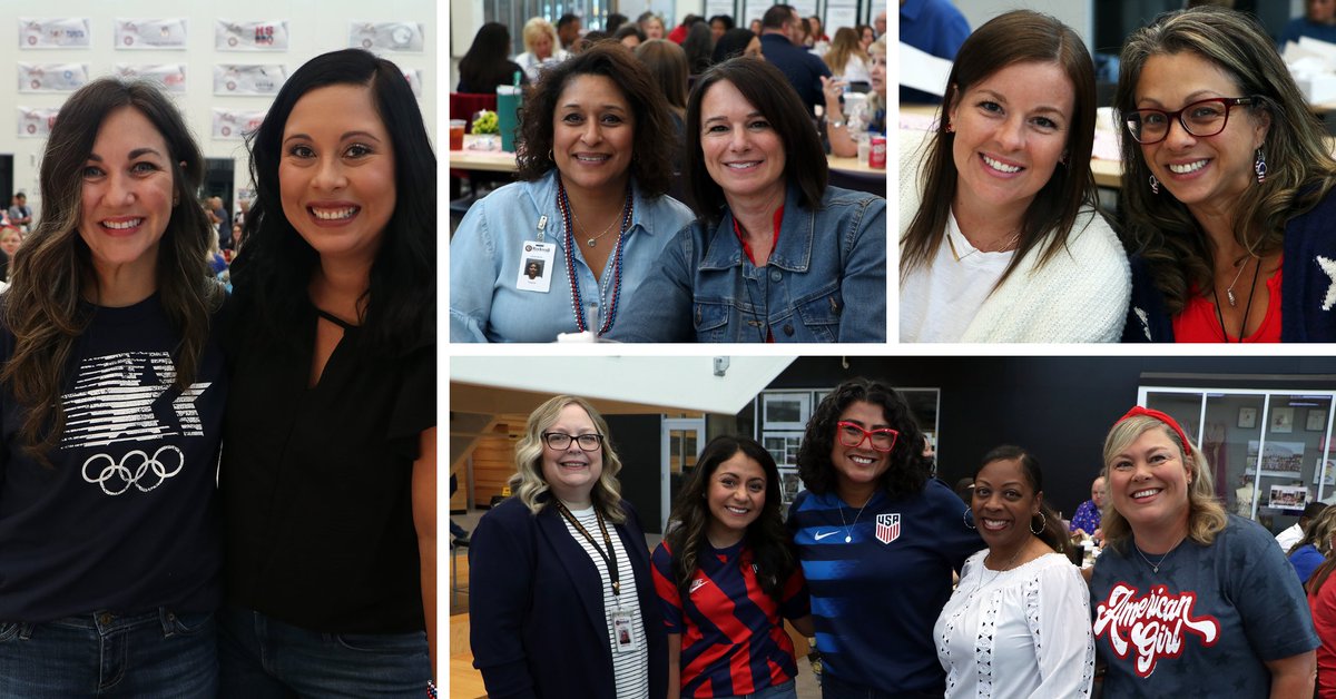 rockwallschools's tweet photo. School principals, assistant principals and other district leaders held a leadership conference today to get ready for the new school - Olympic style! ❤️🤍💙
Our leaders left with new knowledge and determination to go for gold 🏅 this school year. https://t.co/J5gy43OnbS