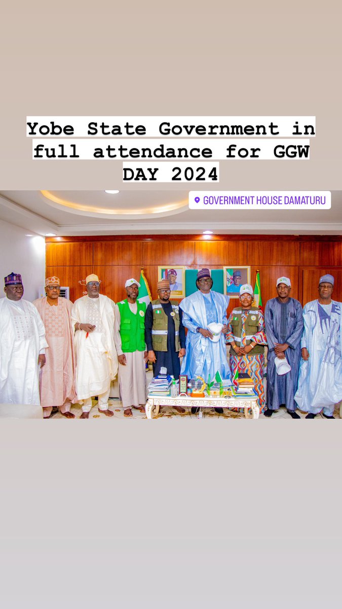 R O O N E R (@hasman_7) on Twitter photo #GGWDAY2024
Yobe State Governor H. E. @MaiMalaBuni and top government functionaries are in attendance for this remarkable day.
Thank you sir 🙏 <a href="/ggwnigeria/">The National Agency for The Great Green Wall</a> appreciates your support 🙌🙇 #GGWDAY2024
Yobe State Governor H. E. @MaiMalaBuni and top government functionaries are in attendance for this remarkable day.
Thank you sir 🙏 <a href="/ggwnigeria/">The National Agency for The Great Green Wall</a> appreciates your support 🙌🙇
