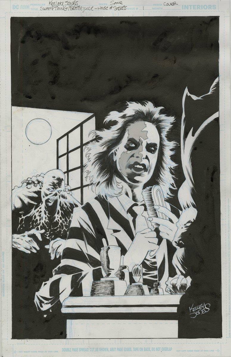 You know what makes this a better day? Swampthing and Beetlejuice on a cover makes it a better day!
House of Secrets special out this September!