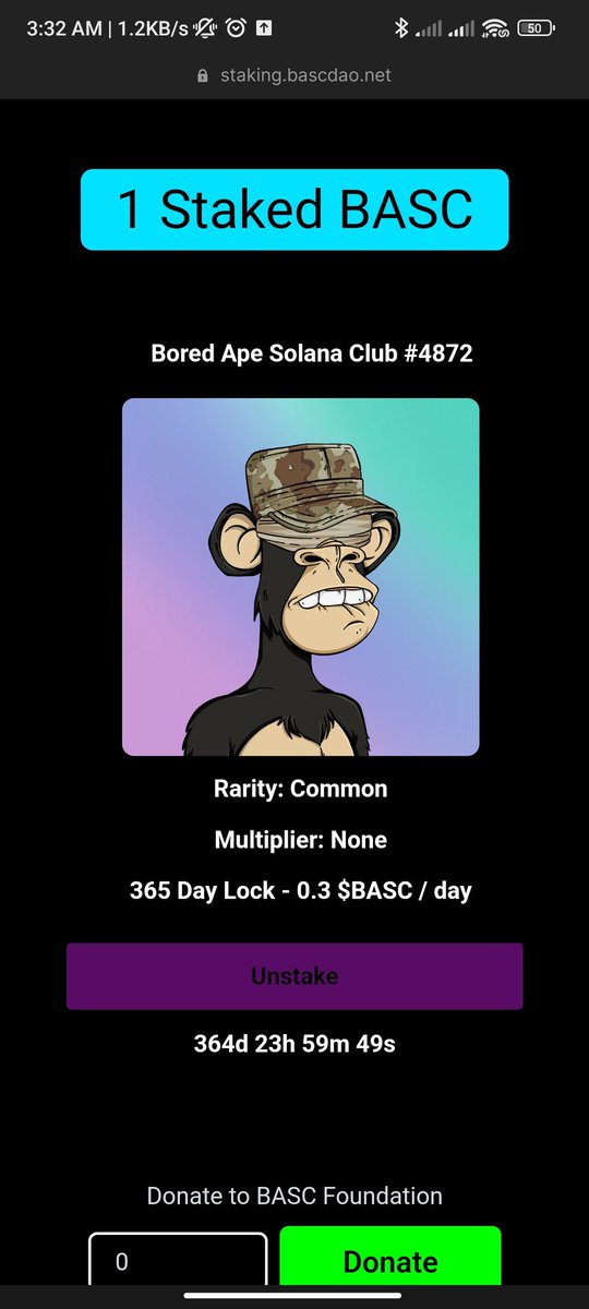 Today i got the chance to cook for  my favourite <a href="/BoredApeSolClub/">Bored Ape Solana Club</a> community🥳
I picked my first ever V1 ape from the legend <a href="/dak_daze/">Daze💎</a> &amp; locked him as an  appreciation💙
The community is real &amp; the vibes there are insane💯💯
It's not too late to grab your Ape😉
#ApeStrongTogether