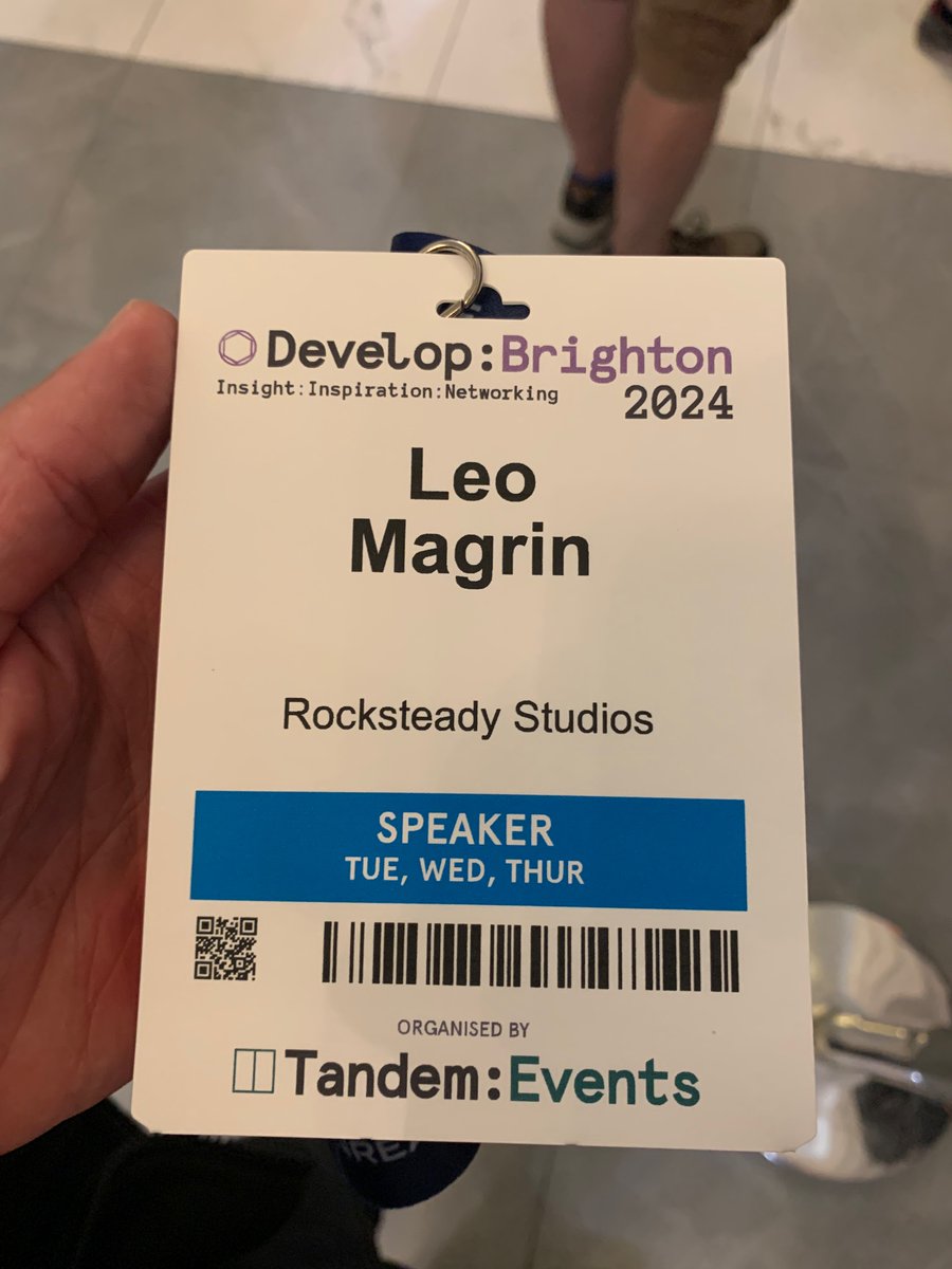 What a great joy it was to represent <a href="/RocksteadyGames/">Rocksteady Studios</a> at <a href="/developconf/">Develop:Brighton 2026</a> alongside <a href="/NdrooRly/">Andrew Riley</a> and <a href="/AgathaMolska/">Agatha Molska</a>! Hope everyone enjoyed our talk on how our audio team’s ethos shaped our approach to sound design! #gameaudio #DevelopConf