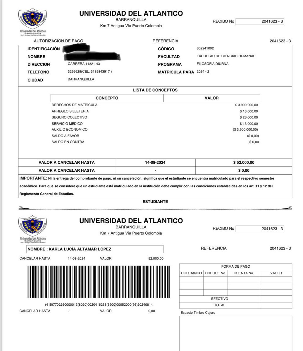 Bernardohoyosm's tweet photo. El cambio se siente en la gratuidad educativa, esta joven pagaba 3.9 millones y ahora solo pagará 50 mil pesos. Siga adelante presidente @petrogustavo https://t.co/MRp5MP9Z1Q
