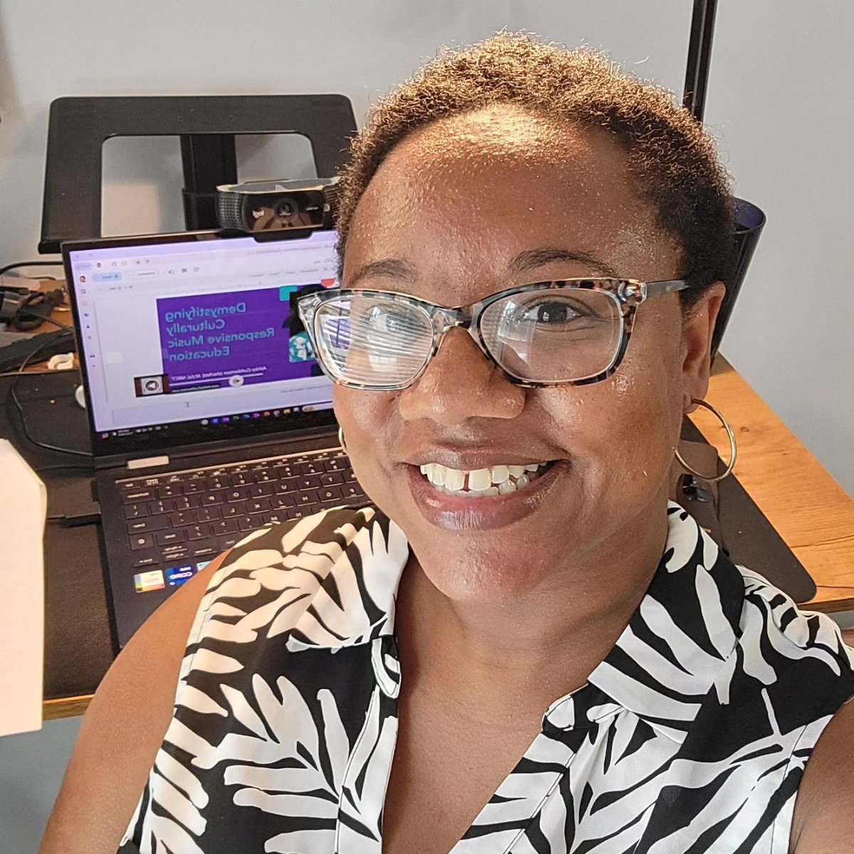 ACuthbertson10's tweet image. Amazing group today at my session for the Elementary Music Summit!

In &quot;Make Music Matter: Culturally Responsive Instructional Design&quot; I share 3 ways to connect music standards to the principles of culturally relevant pedagogy.

 Thanks for having me @thatmusicteacher !