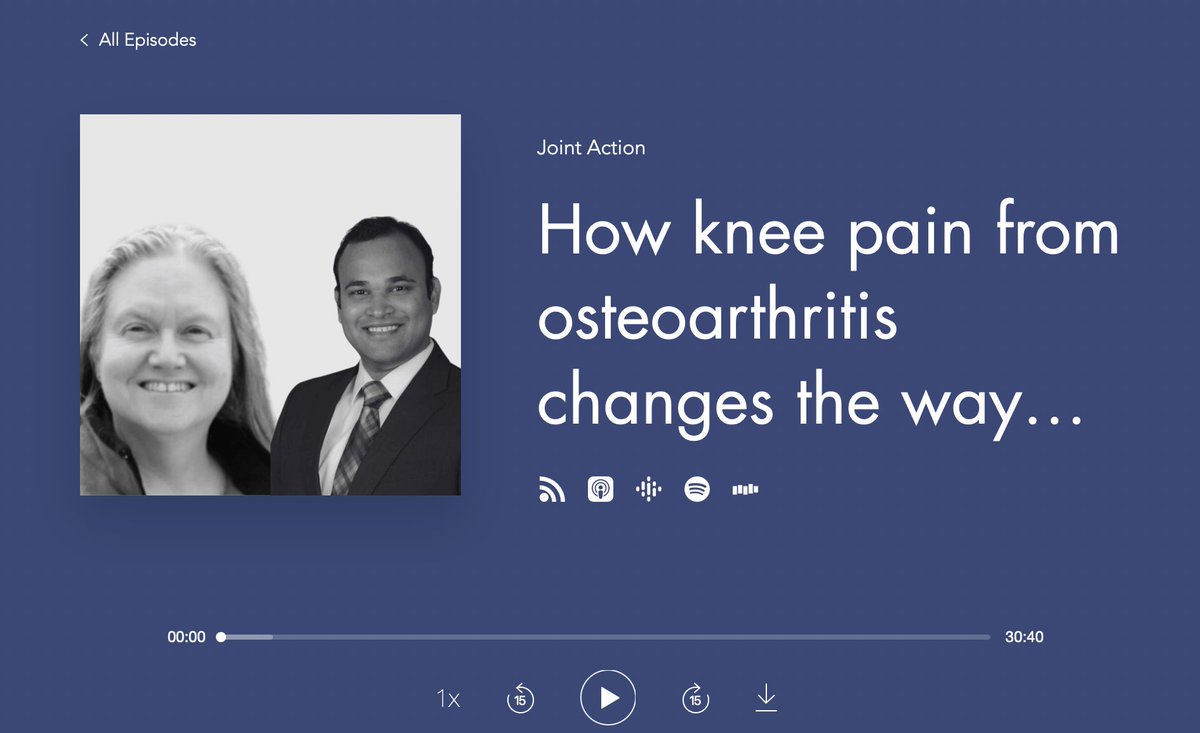 OrACORe (@oracore_bwh) on Twitter photo Listening to the latest episode from <a href="/jointactionorg/">The Joint Action Podcast 🦴</a>
with <a href="/ProfDavidHunter/">ProfDavidHunter</a> and special guests Dr. Bacon and Associate Professor Deepak Kumar!🎙️Check it out to hear about how knee OA impacts gait. jointaction.info/podcast/episod… Listening to the latest episode from <a href="/jointactionorg/">The Joint Action Podcast 🦴</a>
with <a href="/ProfDavidHunter/">ProfDavidHunter</a> and special guests Dr. Bacon and Associate Professor Deepak Kumar!🎙️Check it out to hear about how knee OA impacts gait. jointaction.info/podcast/episod…
