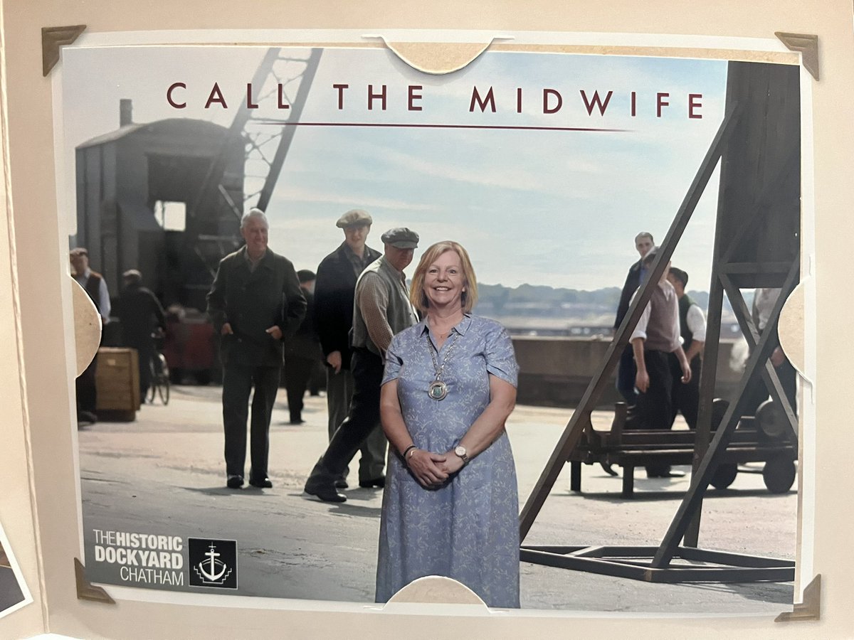 lyndajharrison's tweet photo. Lovely day in my role as Vice Chair of Sevenoaks District Council attending the Mayor of Medway’s  event - a tour at Chatham Dock yard where a lot of “Call the midwife” was filmed, which included  an afternoon tea. #sevenoaksdcchairman #sevenoaks #sevenoaksdistrictcouncil https://t.co/7zvwouQQCA