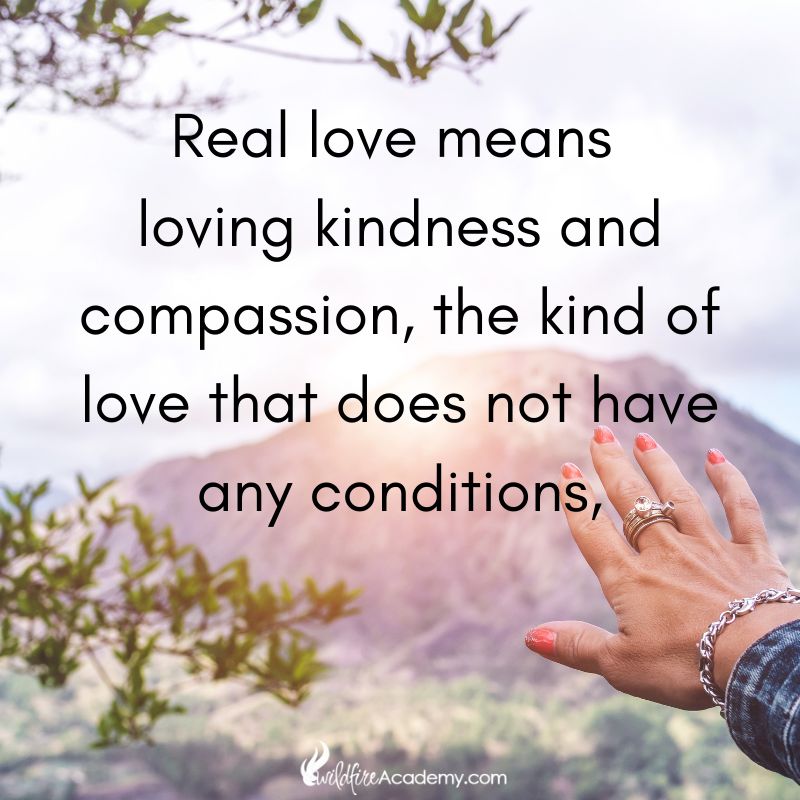 ►Real love means loving kindness and compassion, the kind of love that does not have any conditions. #EBCouncil #Quote #Share #RT