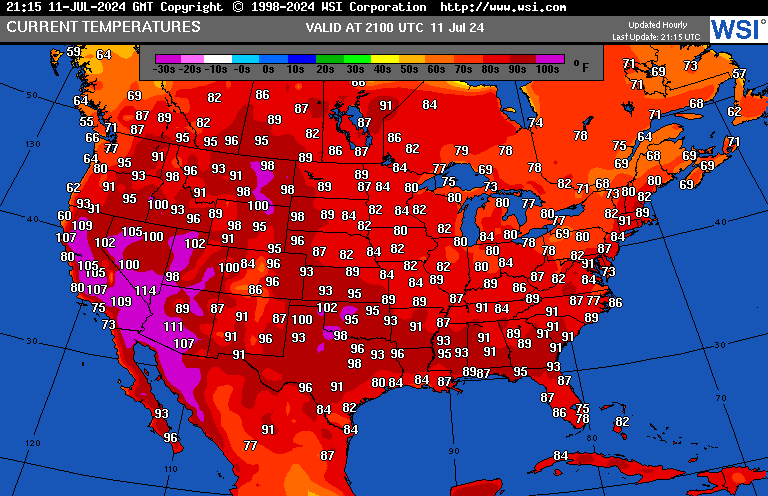 climateguyw's tweet photo. On THU 7/11/24 historic CAT4 #HeatwaveGasprom began to move east into the western High Plains. Good news is that #HeatwaveExxon finally died due to a Northeast cold frontal passage. Look for heat to intensify east of the Rockies into Sunday.
@orosane @SteveMacNBC6 @MichaelEMann https://t.co/D97FnabwOp