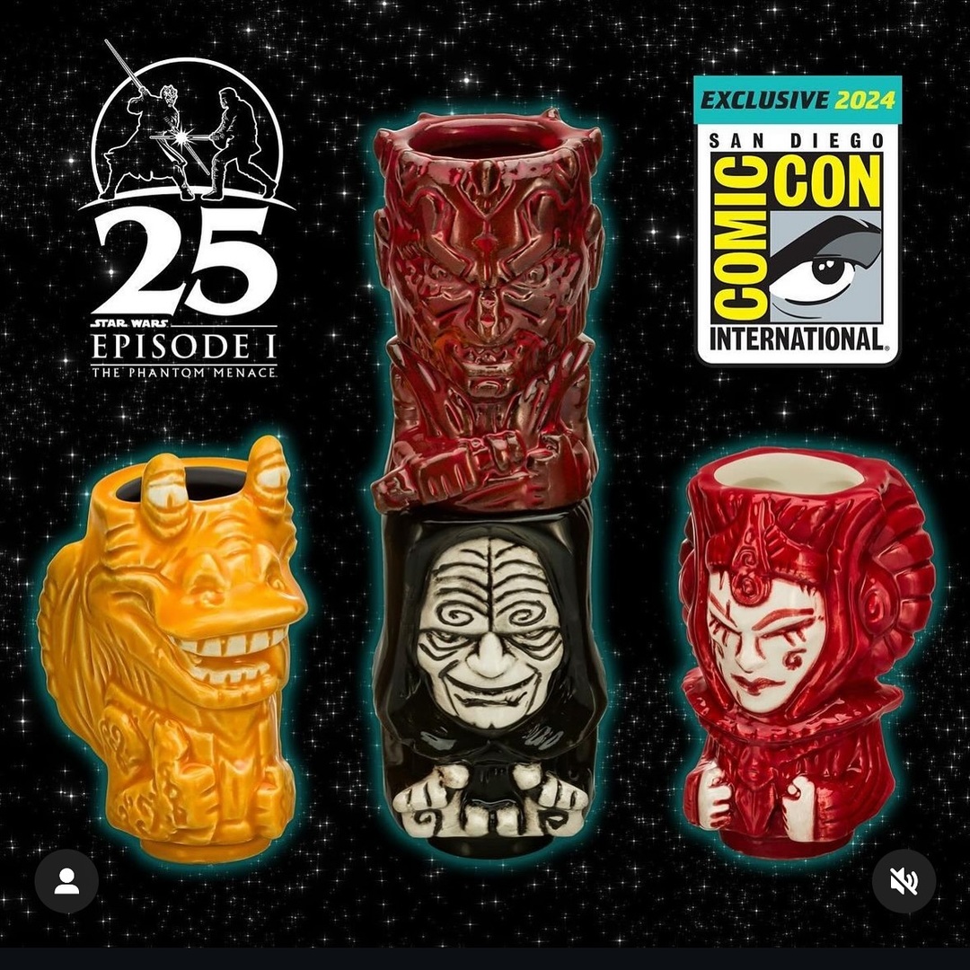 FanthaTracks's tweet photo. From Insta: https://t.co/S4MUNbZ47u
Show Me The Muglets! The Phantom Menace Mini Muglets Are Coming To San Diego @comic_con
•
#geekitikis #sdcc #starwars #minimuglets #disneytiki #starwarstiki #disney #tikis #tpm https://t.co/f1dlaWVAer