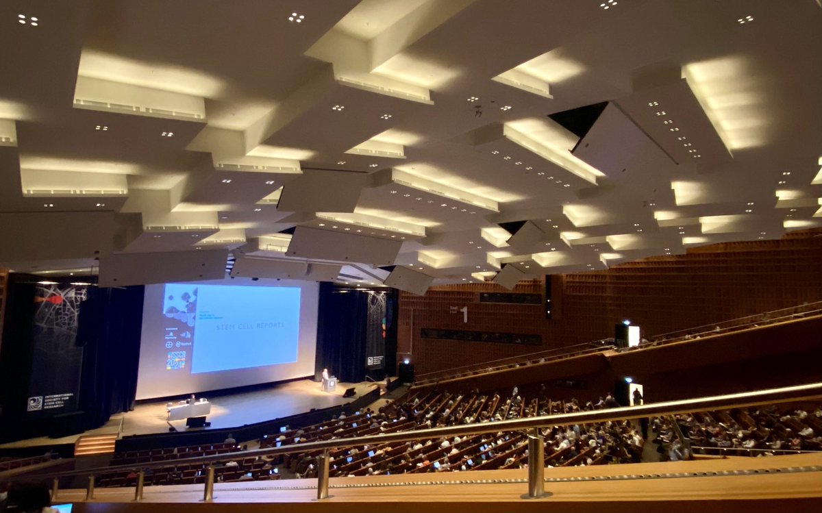 SouadDaamouch's tweet photo. Day 2 at #ISSCR2024: The auditorium felt like a scientific opera! 🎶 And the networking didn't stop, extending into the streets of #Hamburg. If you're here, don't miss out on these amazing spots! #StemCellResearch #Science ⁦@ISSCR⁩ https://t.co/GxhtJIJUTR