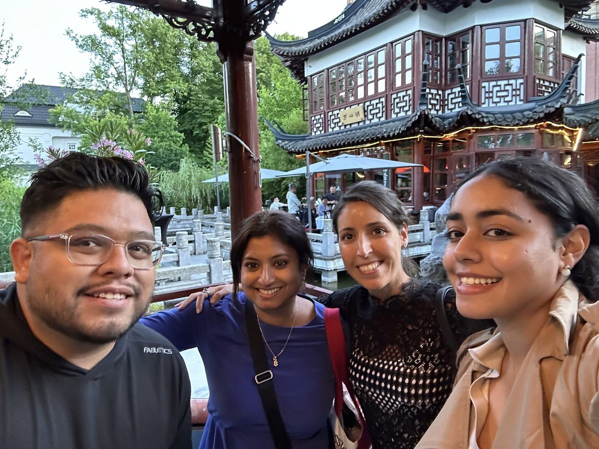 SouadDaamouch's tweet photo. Day 2 at #ISSCR2024: The auditorium felt like a scientific opera! 🎶 And the networking didn't stop, extending into the streets of #Hamburg. If you're here, don't miss out on these amazing spots! #StemCellResearch #Science ⁦@ISSCR⁩ https://t.co/GxhtJIJUTR