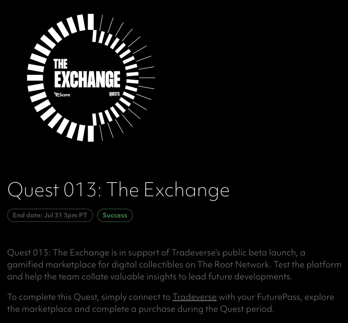 erwinhendriks's tweet photo. Just completed #Futureverse Quest 13: The Exchange, right before the holidays! 🎉 Who's this new fren? 🤿🇯🇲🌟 rasta gang gang. 

Don't miss out, this quest ends July 31st! 
#RootNetwork #Tradeverse #Rootpunks $ROOT https://t.co/cuaX62xAhz