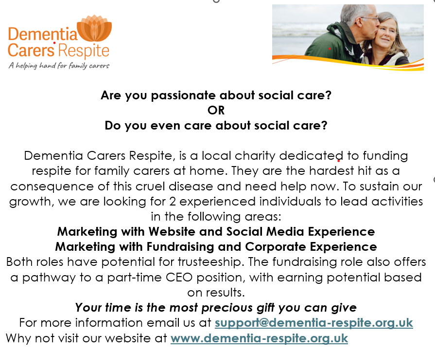 Dementia Carers Respite (@demrespite) on Twitter photo 