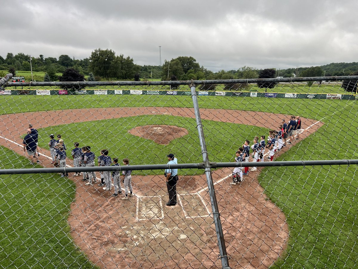 PatsUpstate's tweet photo. Game time in rodman between Watertown Thunder and upstate patriots 12U @ThomasNeddo https://t.co/JyxCPvaO0h