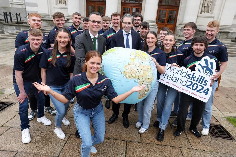 So proud of our son Keith Roberts who has been chosen to represent Ireland in Worldskills, taking place in Lyon France in Cabinet Making under Building &amp; Construction. Wishing him the best on this amazing achievement &amp; to everyone in all the competitions.
gov.ie/en/press-relea…