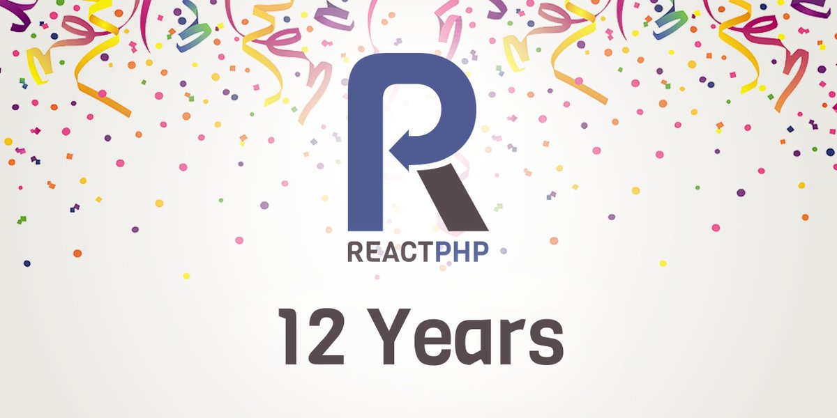 another_clue's tweet image. Wow, @ReactPHP turns 12 today, what a journey it&apos;s been! 🎉

And the future&apos;s looking epic, the best is yet to come! Many exciting developments underway, more updates coming soon… 🤫🎁 #nextgen #async #php

Happy birthday and here&apos;s to many more! 😃