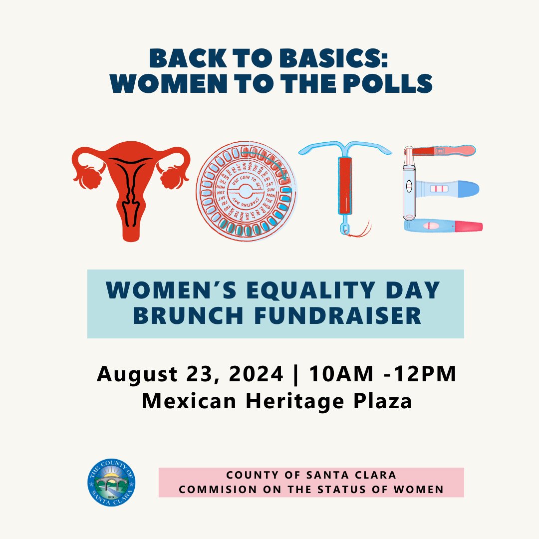 sccwomenspolicy's tweet photo. Join us for The County of Santa Clara Commission on the Status of Women's 51st Annual Women's Equality Day event! https://t.co/2345a3xECp https://t.co/ChcD5uZwqe