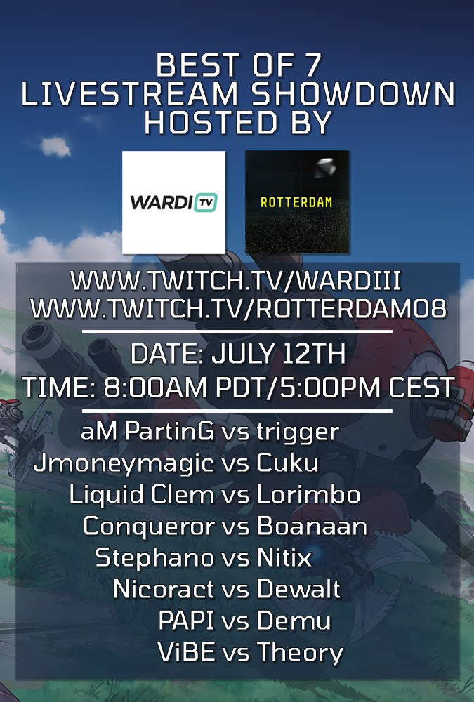 PlayBattleAces's tweet photo. We've got an EPIC Battle Aces, Best of 7 All-Star showdown!

Cast by the legendary @RotterdaM08 and @WardiTV  featuring prominent members from the RTS community.

https://t.co/2pLvHvwHV6
https://t.co/y9NU3V0kUM

This is an event you don't want to miss! https://t.co/8tc4AAVpOq
