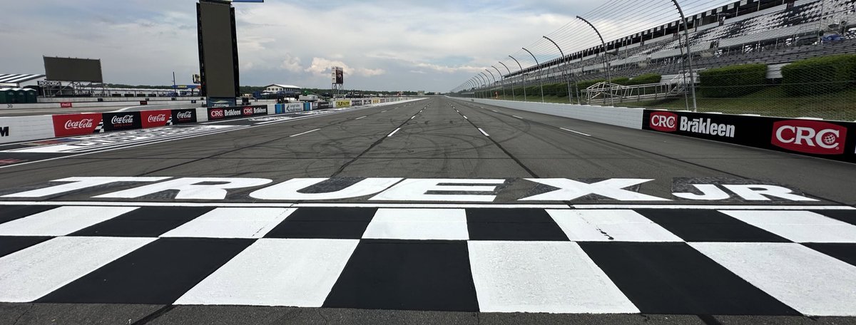 PoconoRaceway's tweet photo. Thank You @MartinTruex_Jr! 

It’s been a great ride here at one of your home tracks! Congrats on an amazing full-time career! 🏁

Here’s to one more great run at Pocono this Sunday in the #PAGetaway400! https://t.co/lXY9El7hC9