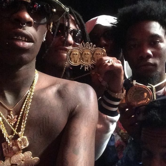 YoungStonerLife's tweet photo. Young Thug & Migos #TBT #LongLiveTakeoff https://t.co/uKkrOlrZwD