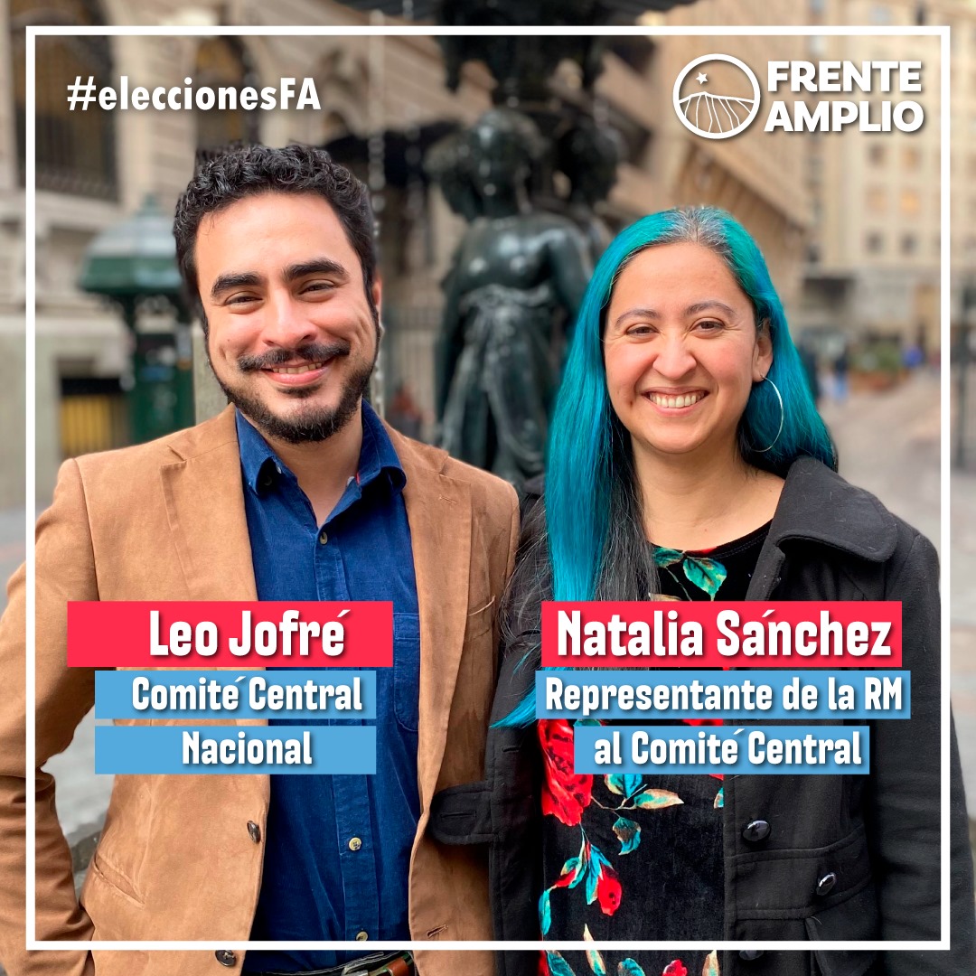 Con Nati somos y nos quedamos en Renca⛰️ porque amamos nuestra comuna y su gente, pero por sobre todo porque hay que devolverle la mano a la población. Disputamos estas elecciones porque queremos que el Frente Amplio se parezca realmente a Chile.