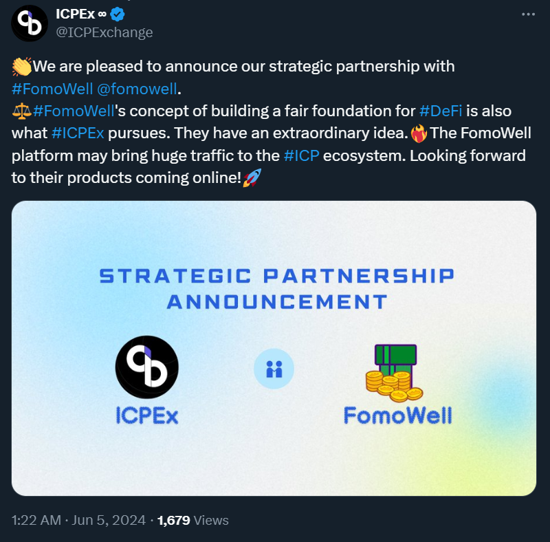 SingularityICP's tweet photo. 🚨SCAM ALERT🚨

There is a scam app that was just created. Its called @fomowell. Promoted by ICPEX and ICP Pumpers. There is many rug pulls and pump and dump scams already from it!

On FOMOWELL the dev can disable sells at any time! No coin withdraws with II access! Stay away!🚨 https://t.co/wCByU8NJSJ