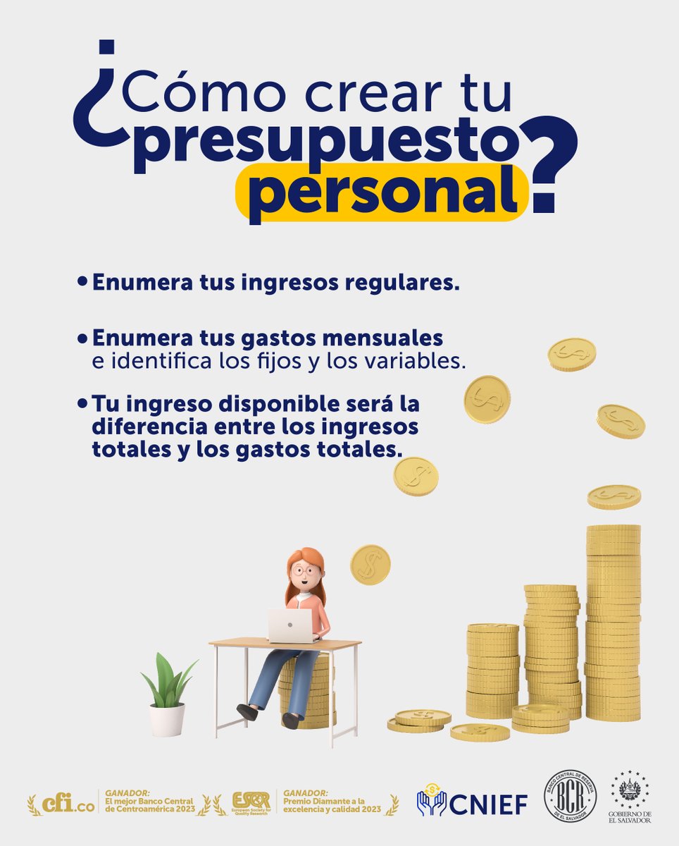 bcr_sv's tweet photo. 👉 Tu ingreso disponible representa el dinero que tienes para ahorrar, invertir o gastar en objetivos financieros adicionales. 

También toma en cuenta revisar y ajustar tu presupuesto mensualmente ☝️  para adaptarte a cambios en tus ingresos o gastos y mantener así un control financiero efectivo ✅.