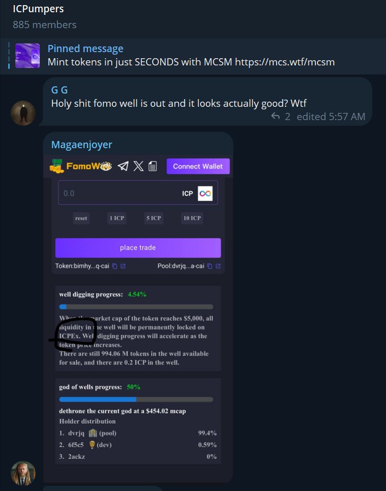 SingularityICP's tweet photo. 🚨SCAM ALERT🚨

There is a scam app that was just created. Its called @fomowell. Promoted by ICPEX and ICP Pumpers. There is many rug pulls and pump and dump scams already from it!

On FOMOWELL the dev can disable sells at any time! No coin withdraws with II access! Stay away!🚨 https://t.co/wCByU8NJSJ