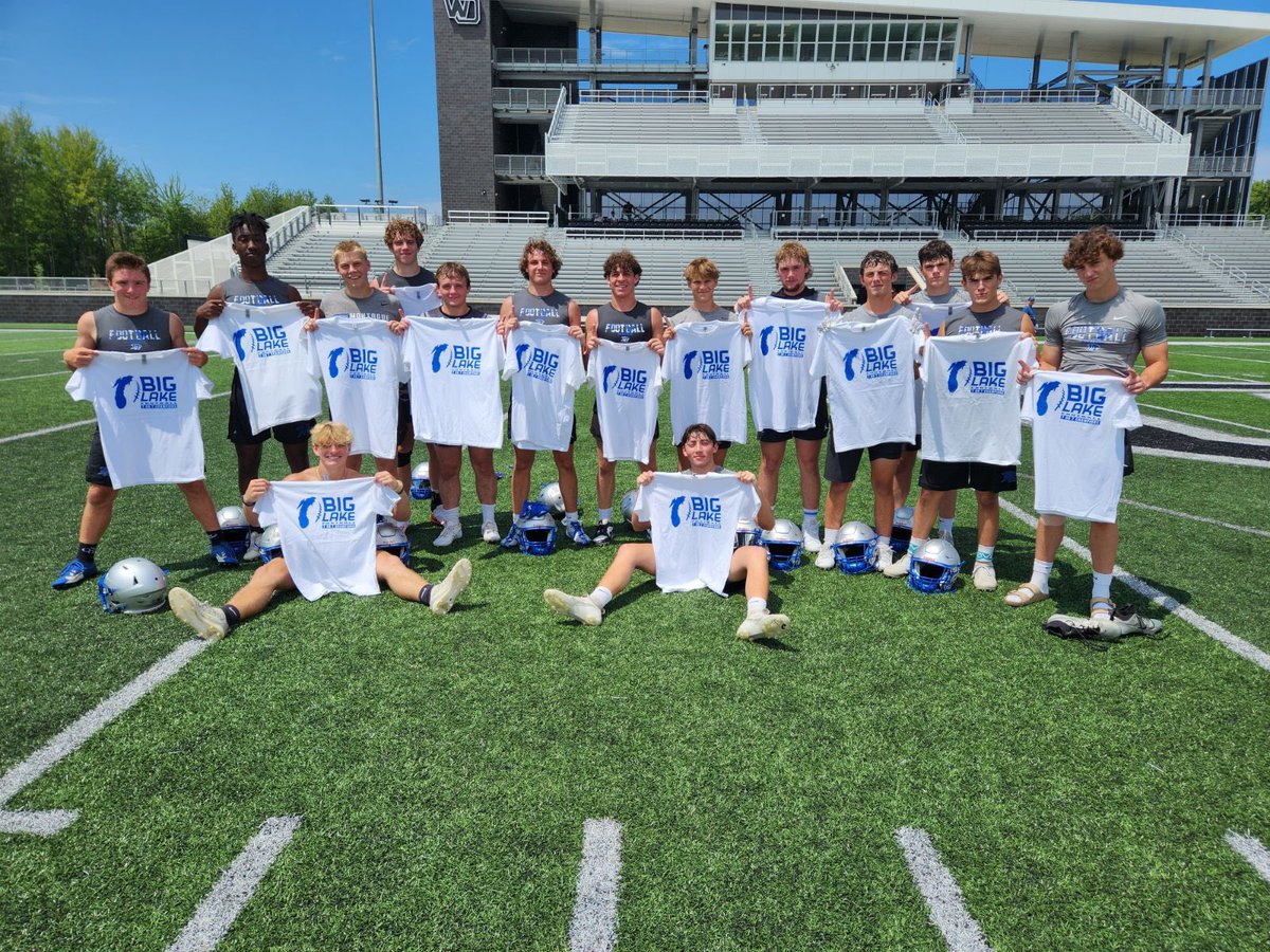 Great week at Big Lake Team Camp, finished off with a 7 on 7 championship.