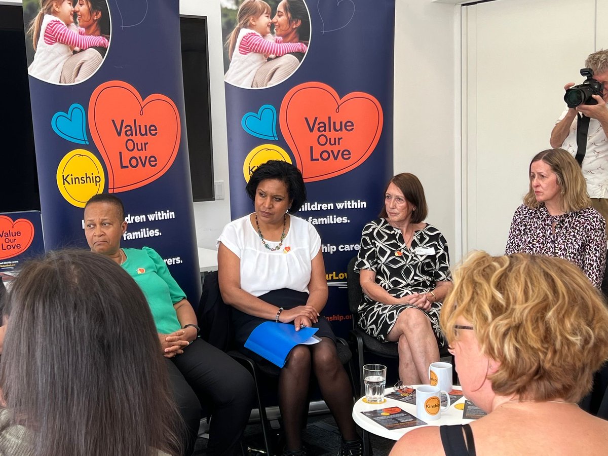 Janet Daby MP (@janetdaby) on Twitter photo It was fantastic to meet some amazing people at <a href="/kinshipcharity/">Kinship</a> today who care for vulnerable children, in my second day as an <a href="/educationgovuk/">Department for Education</a> minister.
I know from 15 years on the frontline of social care that they don’t often get the support they deserve. We will change this. It was fantastic to meet some amazing people at <a href="/kinshipcharity/">Kinship</a> today who care for vulnerable children, in my second day as an <a href="/educationgovuk/">Department for Education</a> minister.
I know from 15 years on the frontline of social care that they don’t often get the support they deserve. We will change this.