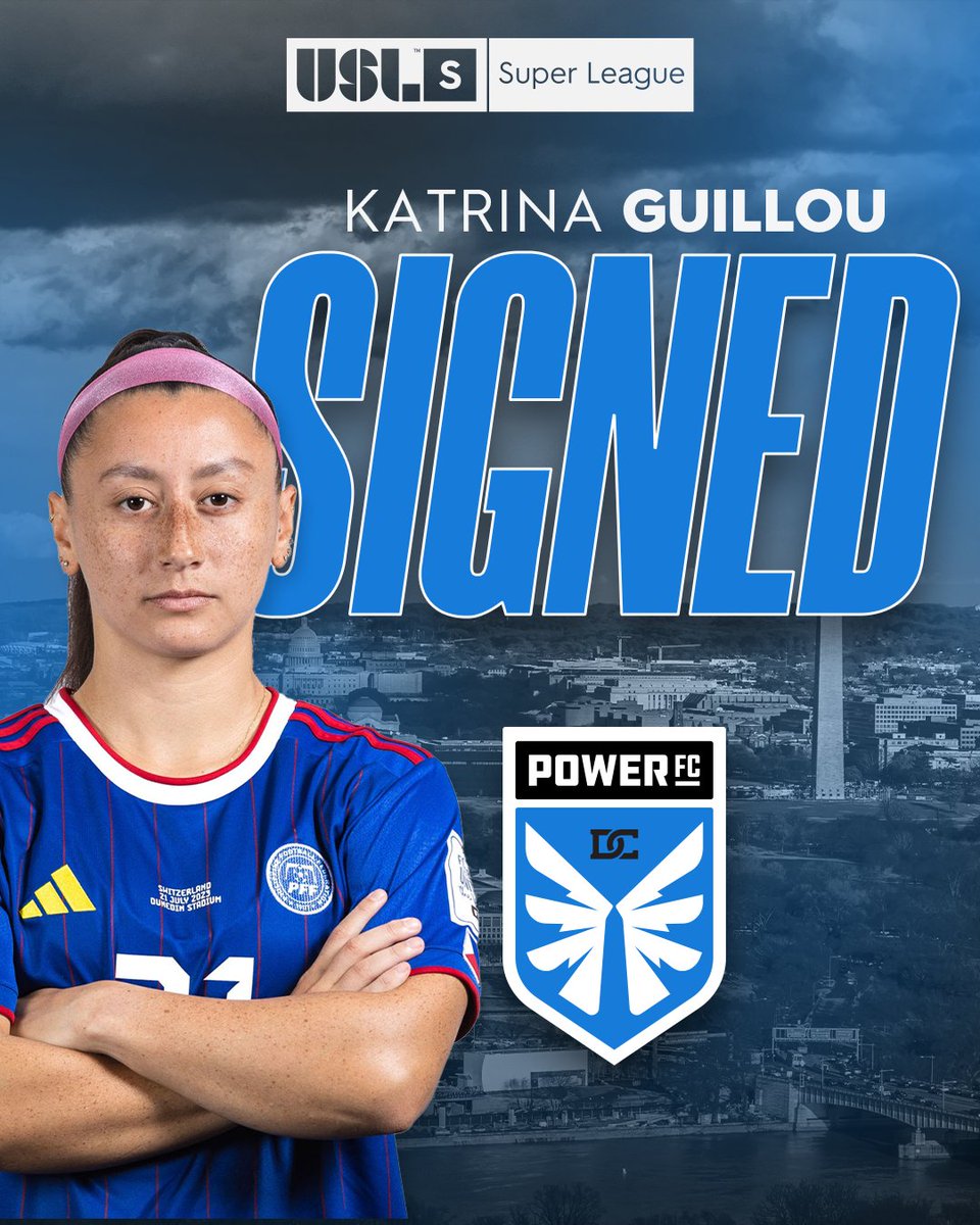 Adding more firepower 🔥

🇵🇭 <a href="/PilipinasWNFT/">Philippine Women's National Football Team</a> international <a href="/guillouk6/">Katrina Guillou</a> has signed for <a href="/DCPowerFC/">DC Power Football Club</a>!
