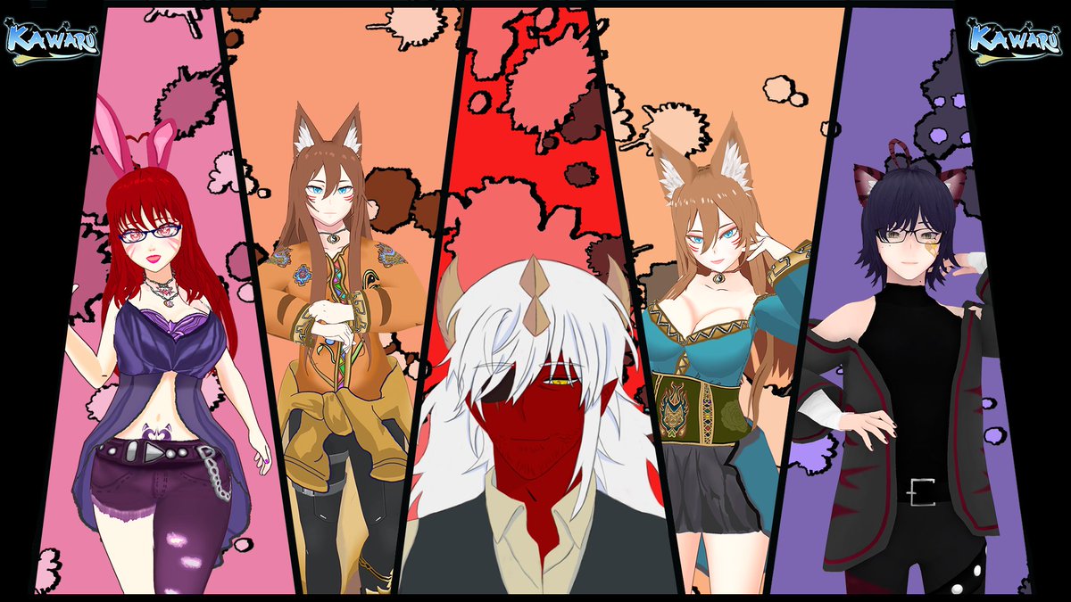 KawaruProject's tweet image. Oficialmente hemos revelado a todos nuestros integrantes, no olviden irlos a apoyar en todas sus redes:

M: allmylinks.com/mashierutsuki
J&amp;amp;J: linktr.ee/jintervt
A: linktr.ee/Astaloth
K: linktr.ee/kizuki_star

¡Traemos el cambio a tu vida, somos Kawaru Project!