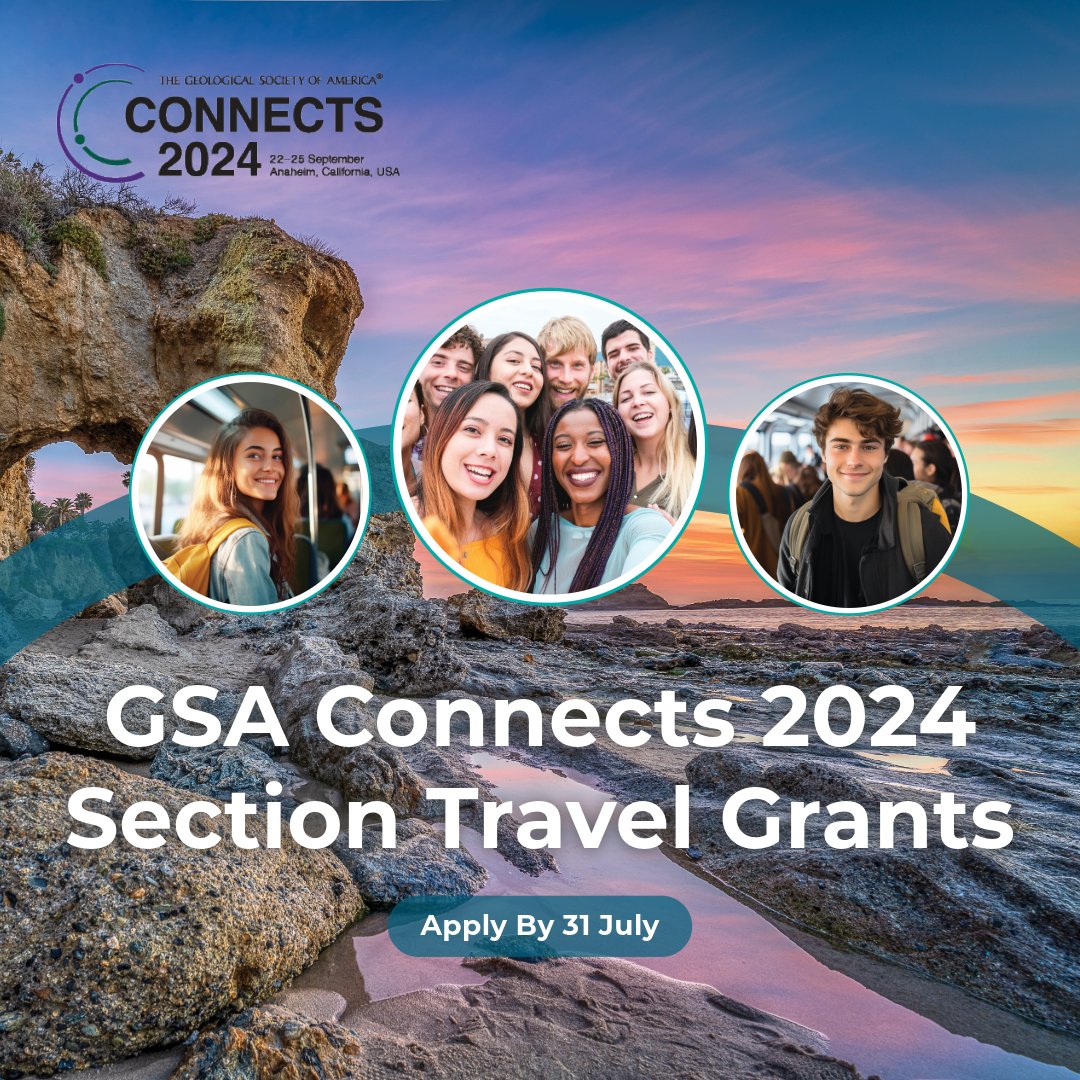 Did you know that GSA’s six Geographic Sections offer travel grants for students to attend GSA Connects 2024? As a GSA Student Member, you can apply for funding from your Geographic Section to offset the cost of attending #GSA2024! Learn more about GSA’s travel grants and apply