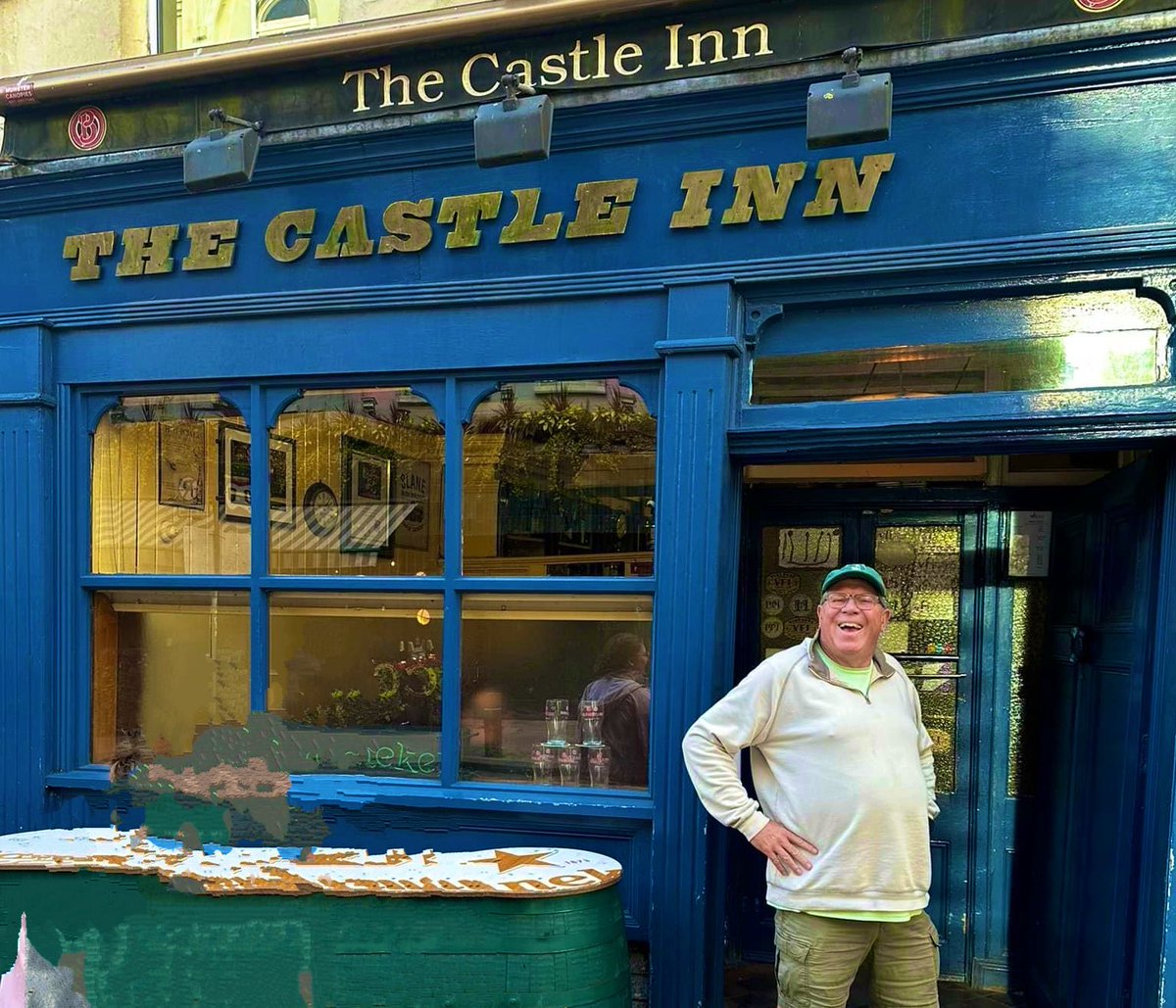 Remember when Mr. Klipka would point everyone to the back door after school every afternoon?  “Gentlemen…you need to leave”. 👈🏼👉🏼For now, Mr. Klipka is a man of the people in Dublin, Ireland…and The Castle Inn.