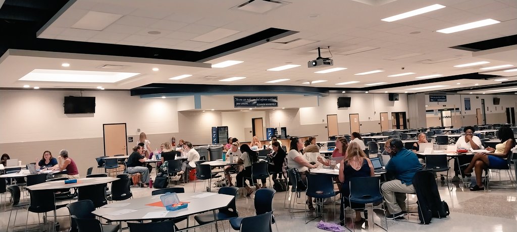 T_Brandana's tweet photo. The Hampton Roads ELA Tour came to CPS this morning! We were honored to partner with the ELA teams of our neighboring districts to provide this deep dive into the 2024 ELA SOLs for educators from all over Hampton Roads. @_EllenaBaker #EveryLearnerAchieves @CPSteach_learn https://t.co/ydxBRBYMOX