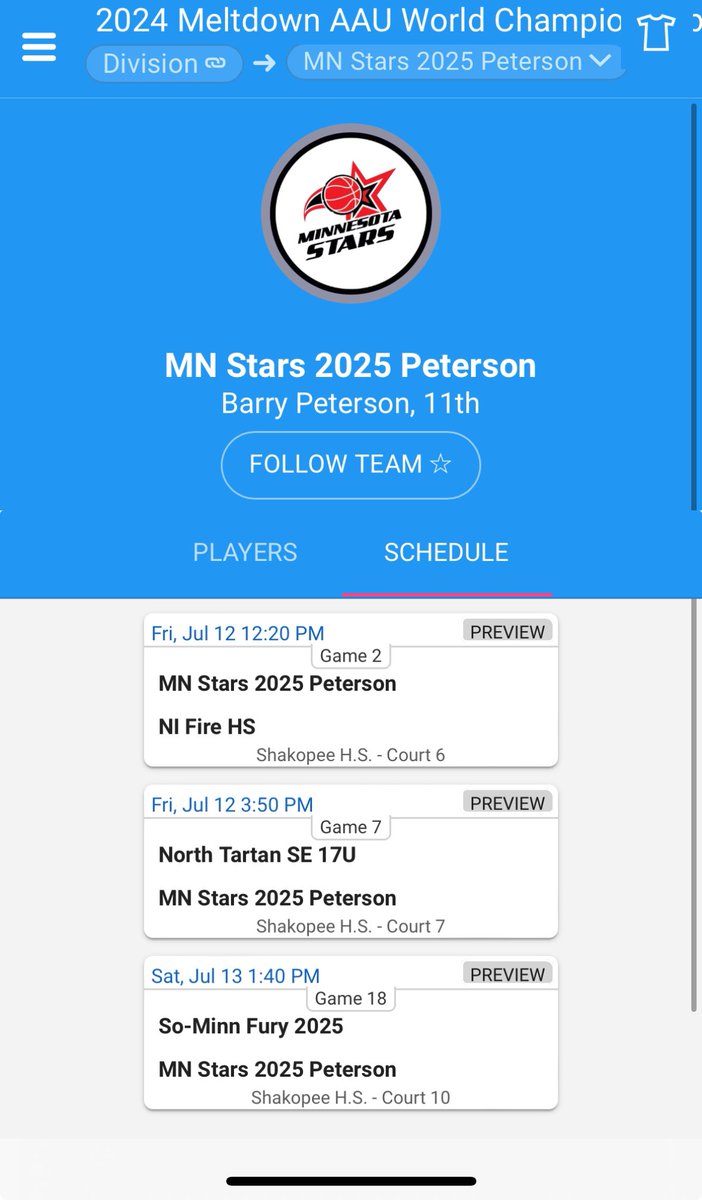 Our schedule for the Meltdown this weekend:

#starsfam