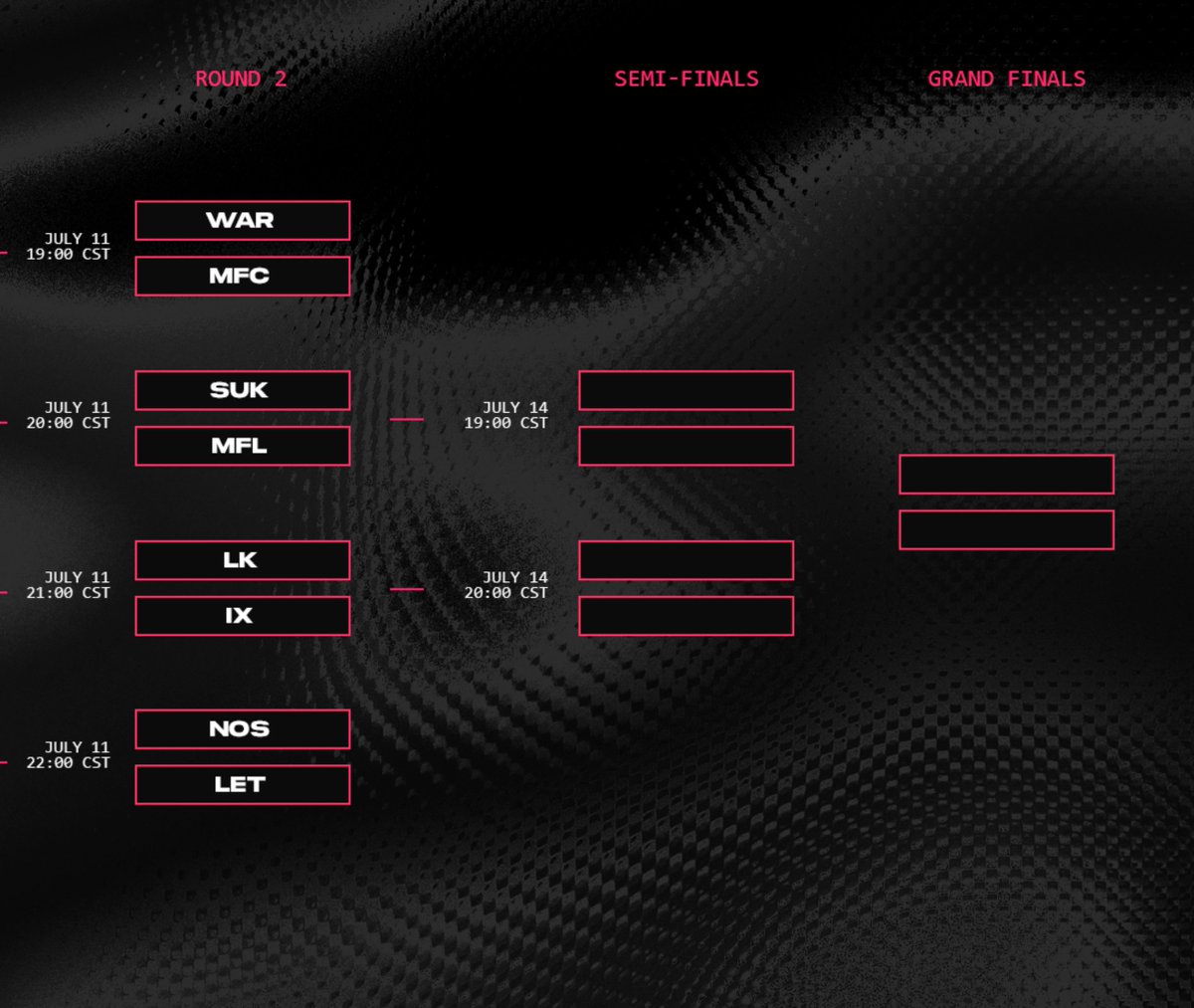 TeeGamingOrg's tweet photo. ❗️Nos vemos mas tarde❗️
MATCH DAY
LEGENDS REUNITED Series 2
GEARS 5
Dia-2
📅 Jueves 11 Julio
⏰19:00 hrs Mex
📺Ver enfrentamientos aquí: https://t.co/4e2HpZuFQ2
#Warrios vs #MancosFC
19:00 hrs Mex
#Sukuna vs #MFL
20:00 hrs Mex
#LatamKings vs @InExcelsisUS
21:00 hrs Mex
@NostalgiaGnesis vs @eLethalEsports
22:00 hrs Mex
Que gane el mejor!!
Talento 🎙️
@DonBebe25 y @Tornado_Mask
🚨Capitanes atentos en Discord y Whats a llamados🚨
Tee Gaming
"LA PIEL DE LOS CAMPEONES"
Se aprecian ❤️🔁
❤️Síguenos: https://t.co/Ck8VNCyNGB
@GearsLATAM @GearsofWar @XboxMexico @Xbox #laPieldeLosCampeones #TGO #GooTG #Jersey #UniformesEsports #torneo #legendsreunited #gearsofwar #Gears5 #GearsofWarEdays
