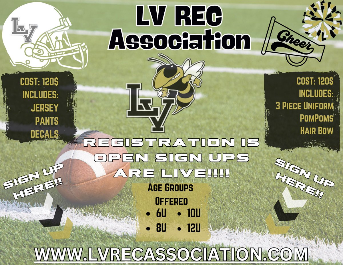 Bringing back Rec Football to Lookout Valley!! <a href="/LVHSBaseball/">LVHS Baseball</a> <a href="/LVHSJackets/">Lookout Valley MHS</a> <a href="/LVJacketsFB/">Lookout Valley Football</a>