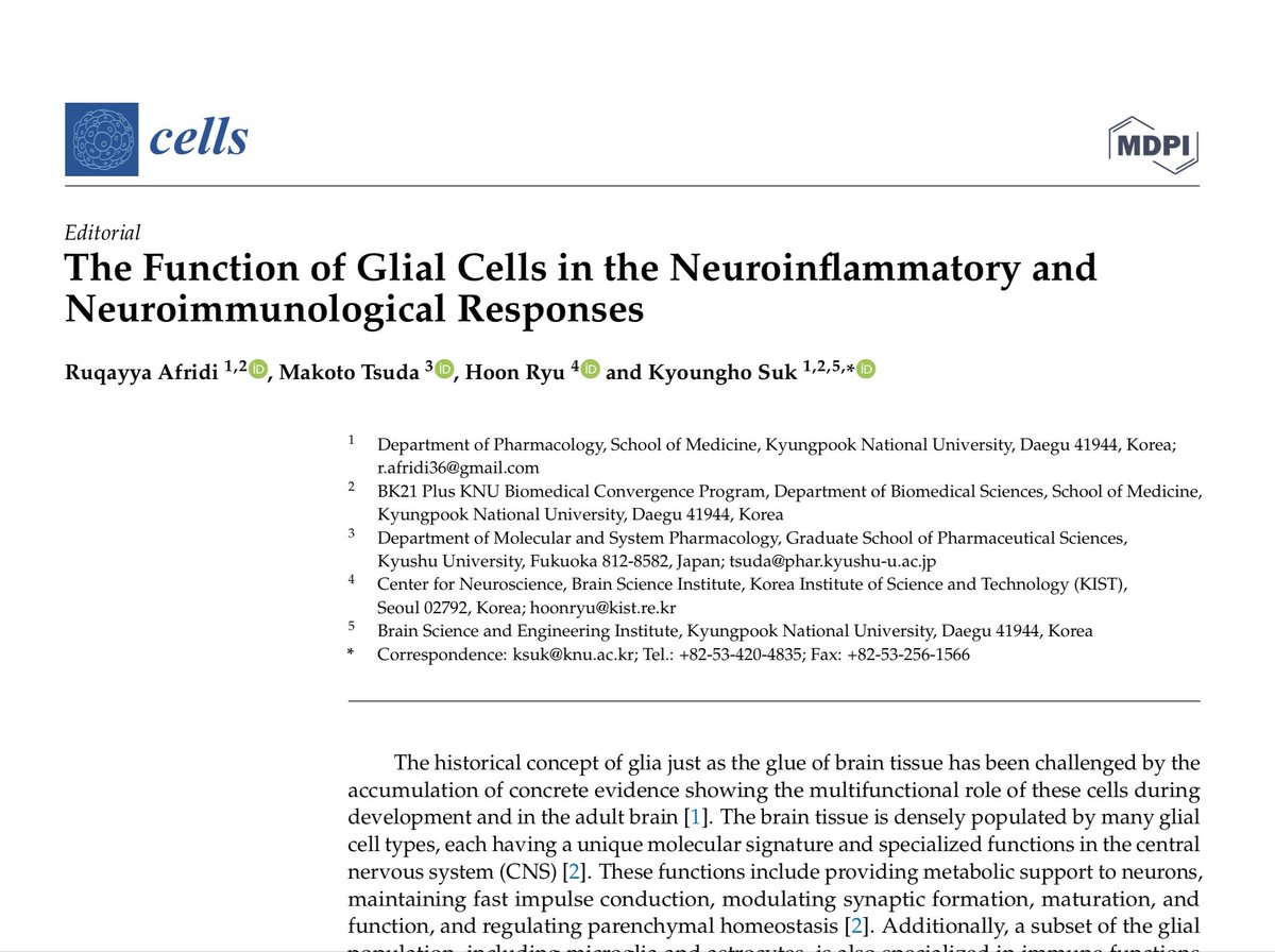 Retlouping's tweet photo. The Function of Glial Cells in the Neuroinflammatory and Neuroimmunological Responses https://t.co/867D6UBeBD https://t.co/PFMd5J2Lm2