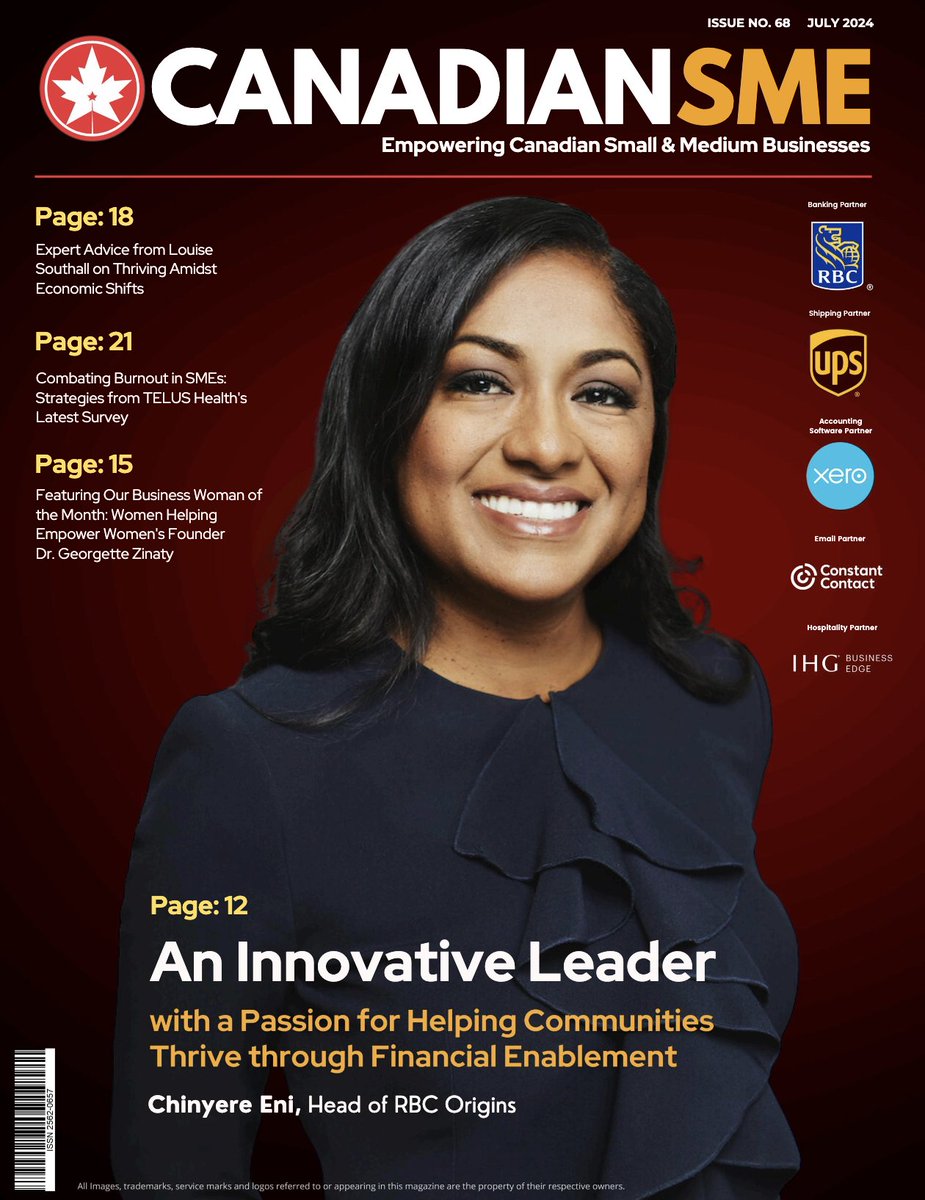 sba_bc's tweet photo. The July issue of CanadianSME is out! 

Read through the digital edition for strategies on:
💵 thriving amidst economic shifts
🛌 avoiding burnout
✏️ managing a multigenerational workforce

Take a look! https://t.co/57bVdu8F8k https://t.co/x8yibtp1EC