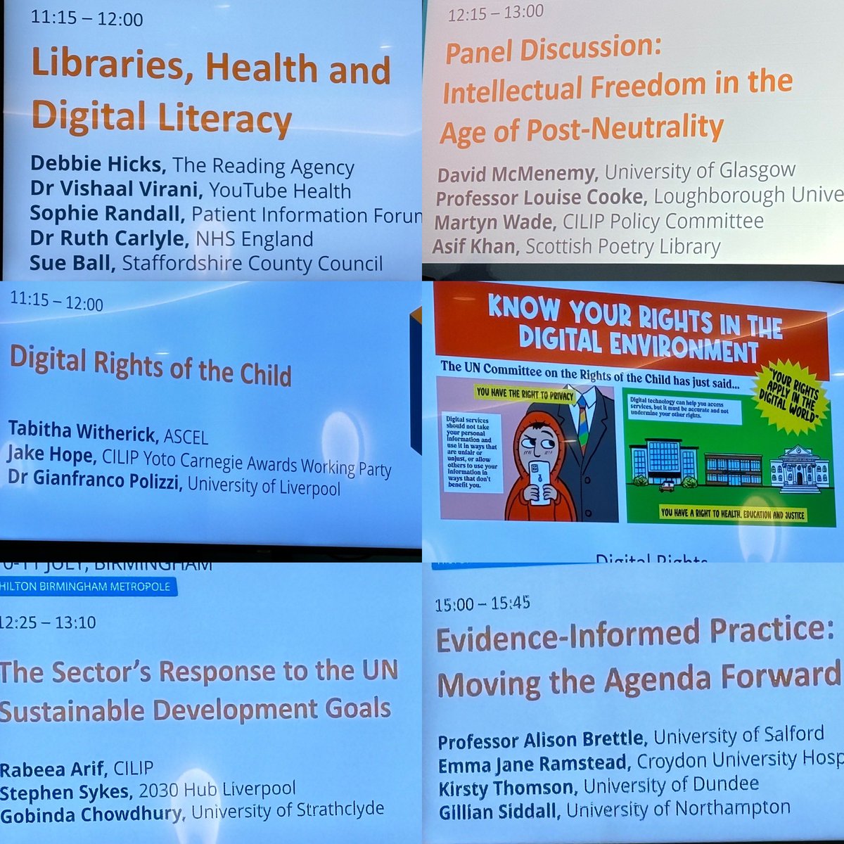 sarahamber's tweet photo. Conference 3 of 4 was a great opportunity to interact with practitioners & academics. It was inspiring to learn about the UK library landscape at #cilipconf24 & hear how they address challenges we share. Can’t wait to share these insights with my LIS students! https://t.co/MNjiM0803V