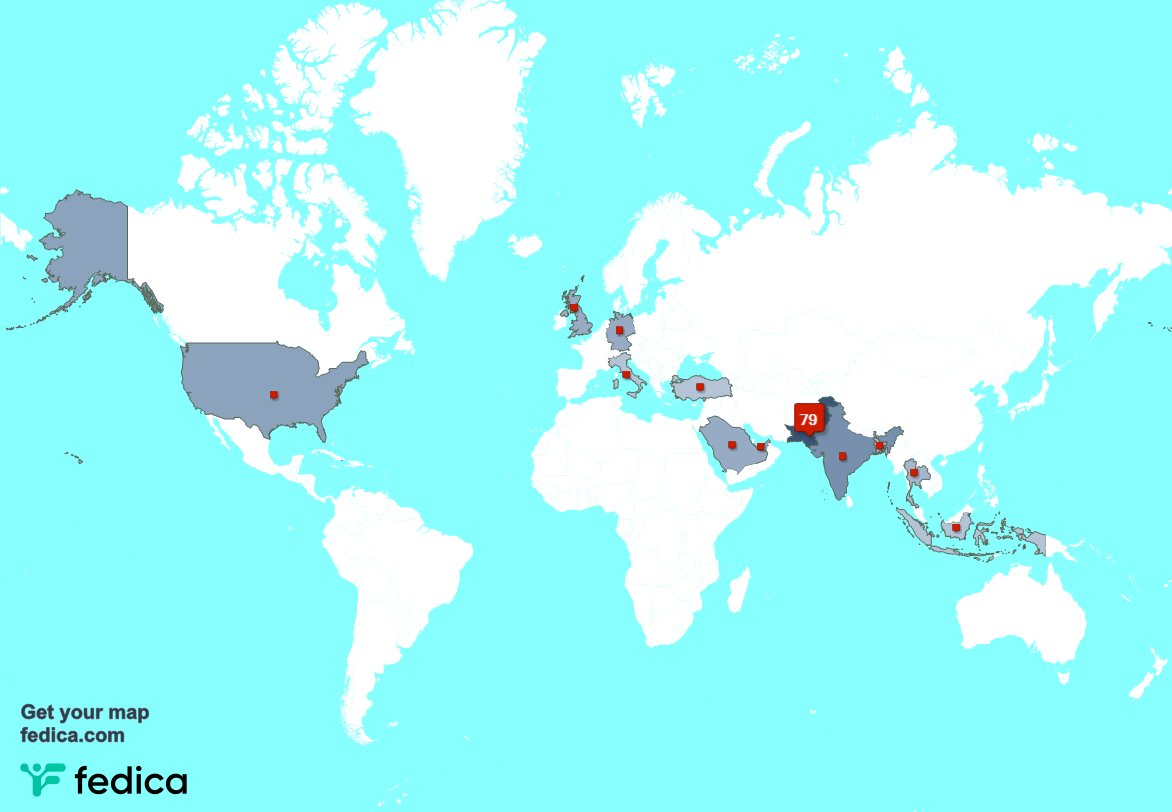 ishtiaqaq's tweet photo. My followers are in Pakistan(81%), India(6%)
Get your map
https://t.co/yVtsGM7BMZ https://t.co/uy2CaOBdmo