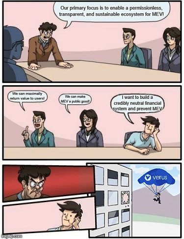 quixotic_777's tweet photo. #Verus is the only unlimited scale protocol that I know of that #solves malicious #frontrunning and the #BlockchainTrilemma. IMHO, this might be a welcoming sign of a maturing market! 🕊 https://t.co/6fRxpR5Xhq