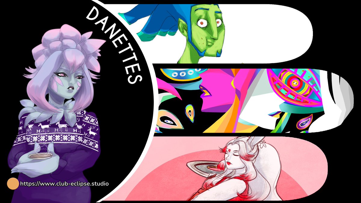 Club_E_clipse's tweet photo. A denizen from the void that is Argentina, @_Danettes is a marketing assistant  with a knack for art, and a soft spot for shitposting and memes. https://t.co/8CtlNwg42B