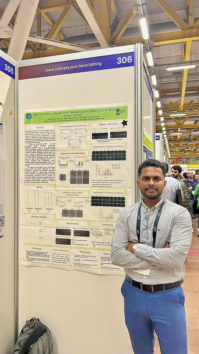 Venkatesh Ravula (@rvenksr) on Twitter photo Delighted to have showcased our team’s research from <a href="/pkvemula/">Praveen Kumar Vemula</a> lab at the CRS 2024 Annual Meet & Expo in Bologna, Italy. <a href="/haddy321/">hadi__m</a> has done a great job. Glad to share our findings with a global audience and learn from various experts. #CRS2024 <a href="/PKVLab_InStem/">Praveen Lab</a> Delighted to have showcased our team’s research from <a href="/pkvemula/">Praveen Kumar Vemula</a> lab at the CRS 2024 Annual Meet & Expo in Bologna, Italy. <a href="/haddy321/">hadi__m</a> has done a great job. Glad to share our findings with a global audience and learn from various experts. #CRS2024 <a href="/PKVLab_InStem/">Praveen Lab</a>