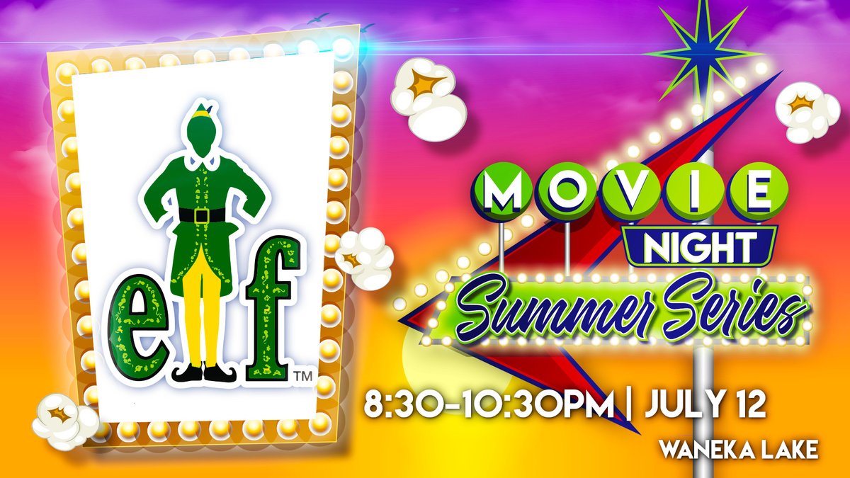 Dreaming of Christmas in July? Come to Movie Night at Waneka Lake on July 19 and get your holiday nostalgia with Elf! Bring your chair, blanket, and family. We will bring the popcorn and FUN!
bit.ly/wanekasummermo…