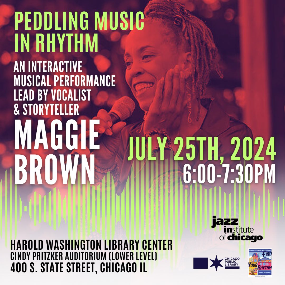 A beautiful opportunity calls for me to dive deeper into the Brown family’s musical and poetic archive, telling stories we can all intimately relate to. I love being able to share my love of history and the soulful examples our ancestors left
Come sing along on July 25th at HWLC