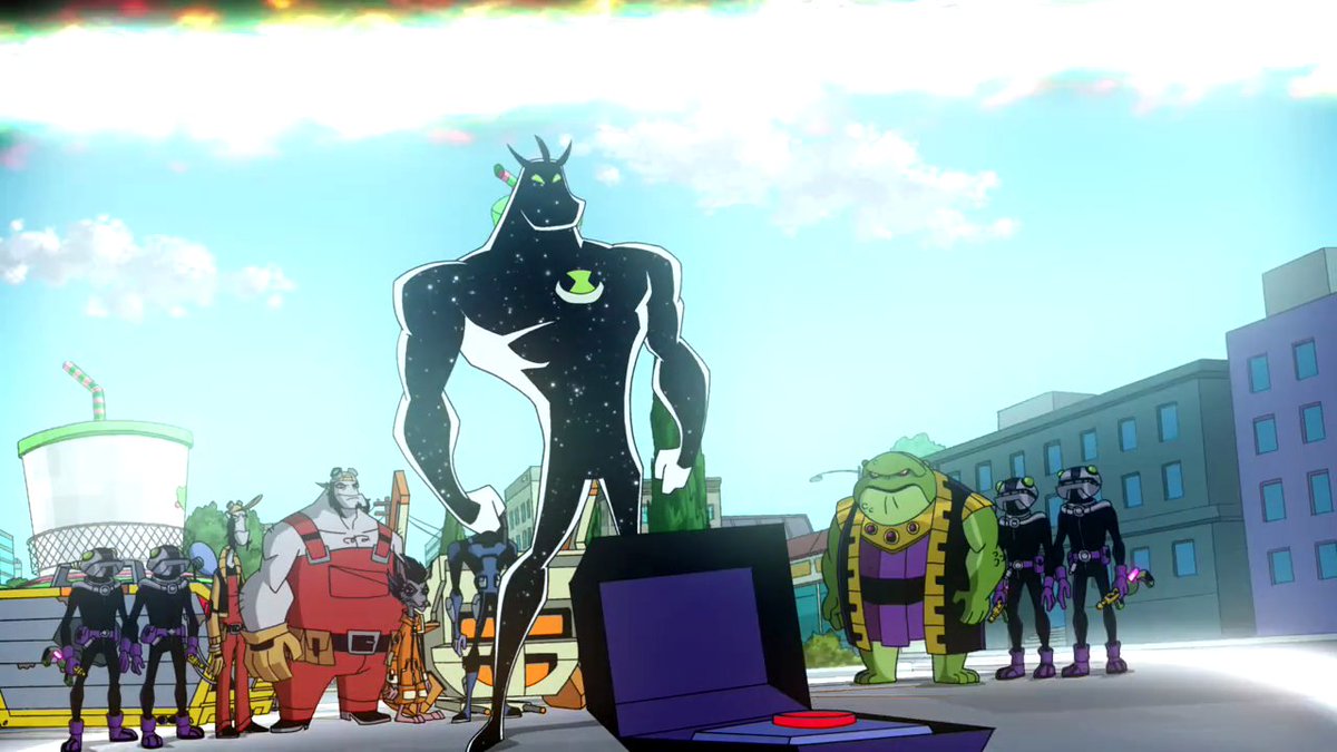 Lucas93008's tweet photo. @ichigo10000001 I'd personally take the Omnitrix, but if you wanted both you could use someone like Alien X to either mind control Sydney, like what he did to the Rooters, or make an exact copy of her, like what he did to everyone else in the universe. https://t.co/v8sbFx6Zyb