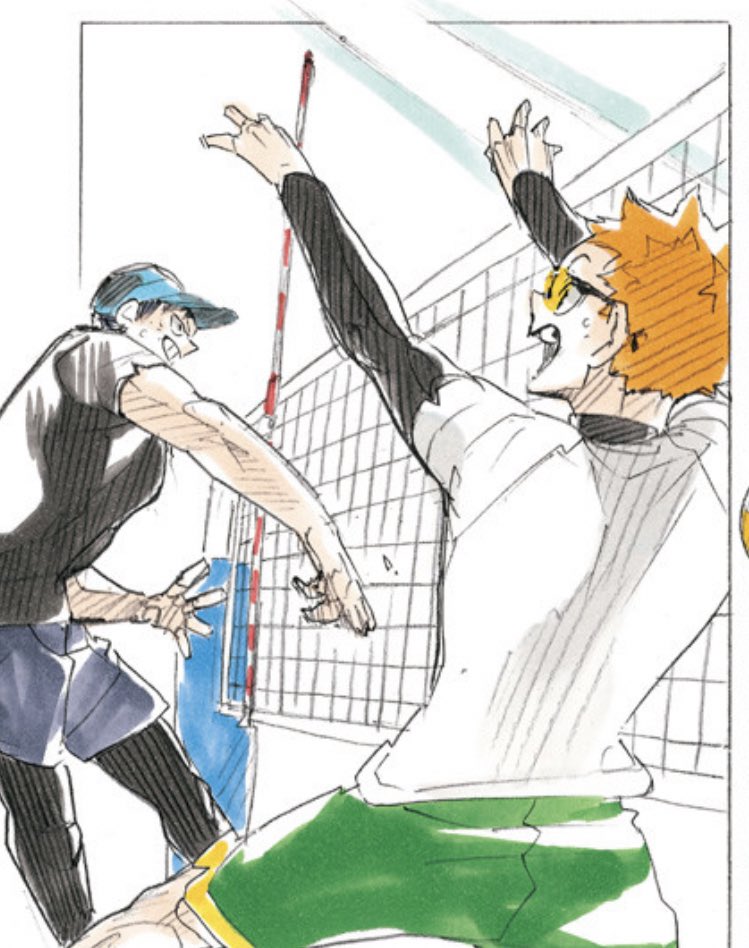 thinking about hinata setting to kageyama